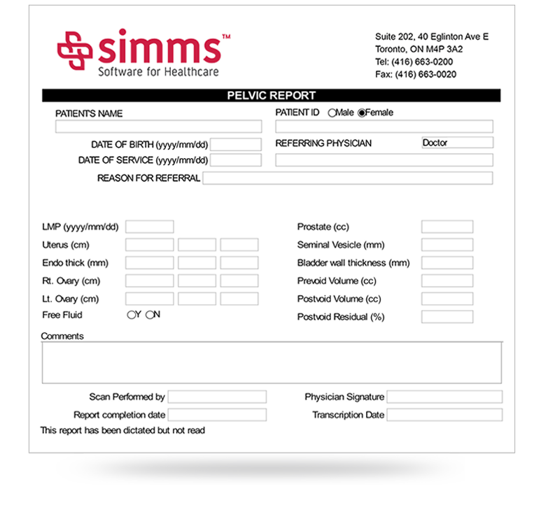 SIMMS Thyroid Pelvic Example